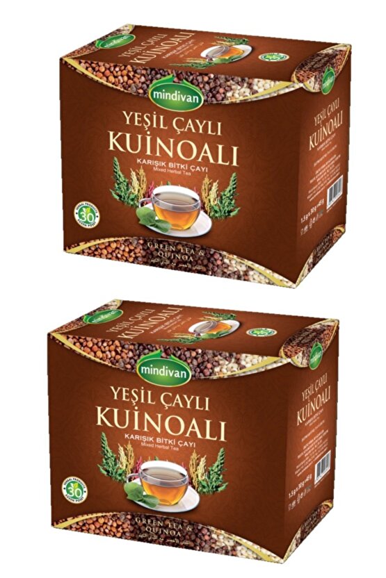 Yoğun Yeşil Çaylı Kuinoa (kinoa) Çayı