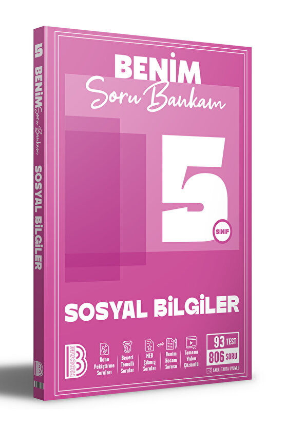 5. Sınıf Sosyal Bilgiler Benim Soru Bankam  Kolektif  Benim Hocam Yayınları  9786256073890