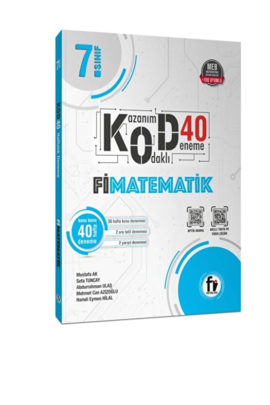 Fi Yayınları 7.SINIF MATEMATİK KOD40 DENEME