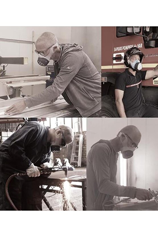 Airbliss Maasc Yarım Yüz Motorlu Hava Sağlayıcı Maske M Beden