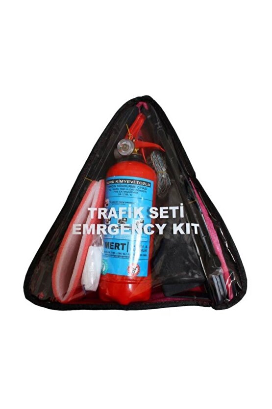 Araç Trafik Seti Tüv Türk Uyumlu Yangın Tüpü 4 Yıllık