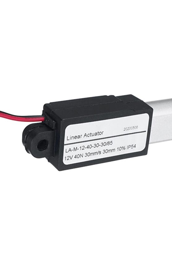 Alüminyum 40n 30mms 30mm Açılır Uzunluk 12v Dc Mini Lineer Motor