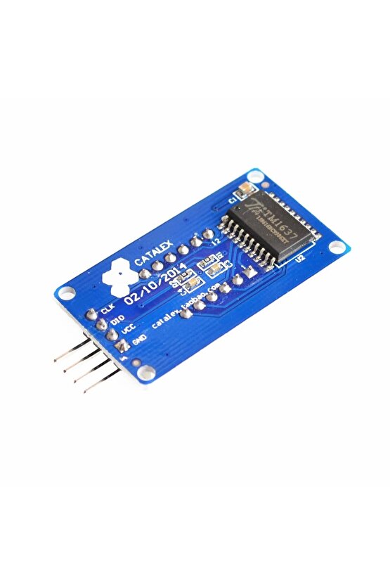 Emes Robotik Tm1637 4 Hane 4 Digit Dijital Seri 7 Segment Ekran Saat Iıc Tm1637 4 Modül