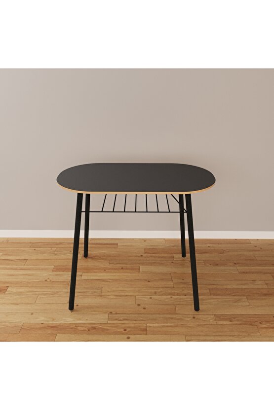 Mutfak Masa Sandalye Takımı 2 Kişilik Masa Sandalye Seti Füme 1101