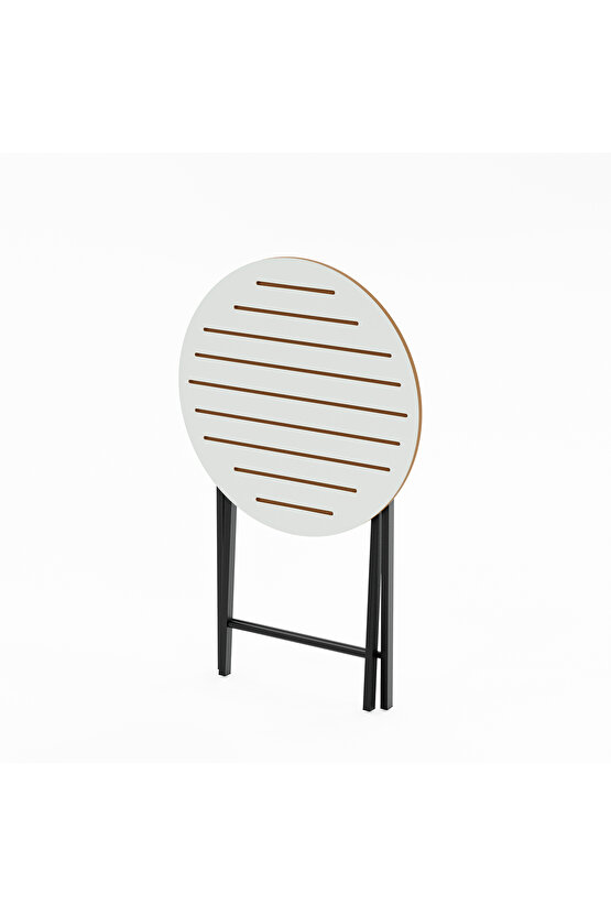 Minderli Bistro Takım Bahçe Masa Sandalye Yuvarlak