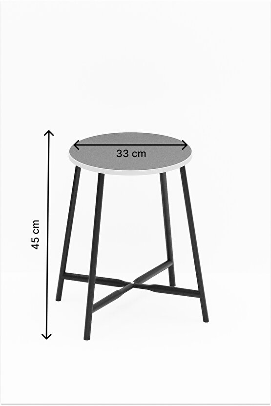 Mutfak Masası Oval Tabure Takımı Masa Sandalye Takımı Füme 1475