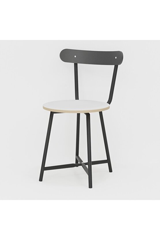 2 Kişilik Mutfak Bahçe Masa Sandalye Seti Beyaz 1466