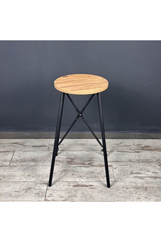 Atlantik Çam Bar Sandalyesi Bar Taburesi Mutfak Sandalyesi 1235