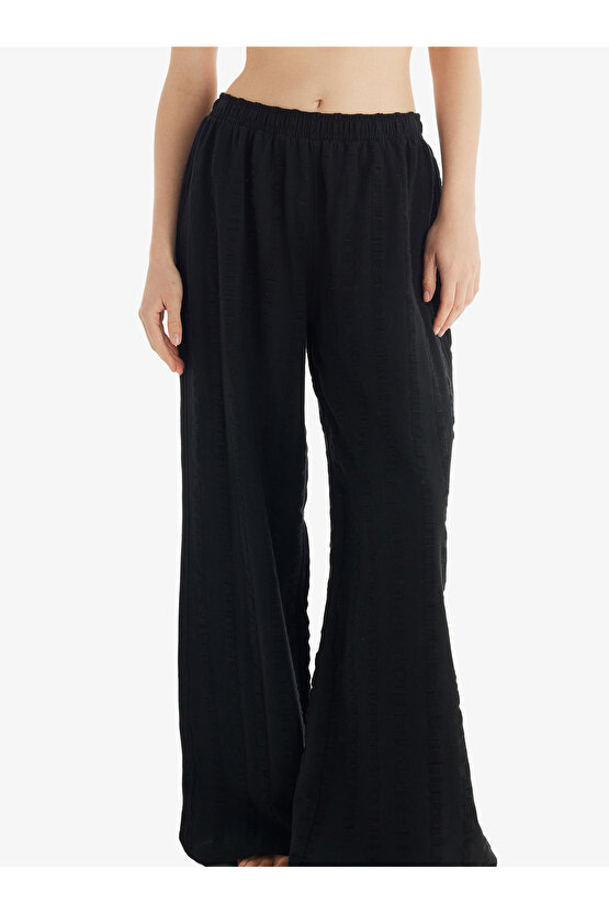 Kadın Pantolon 10726 - Siyah