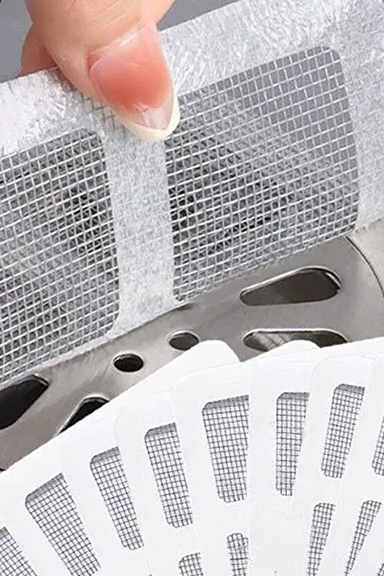 5 Adet Yapışkanlı Banyo Gider Koruyucu Saç Toplayıcı – Gider Böcek Koruyucu Gider Süzgeci