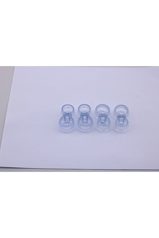 4 Adet Şeffaf Kapı Durdurucu Tutucu Stoperi Kapı Kolu Tamponu