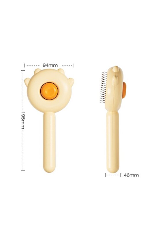 Pati Tasarımlı Otomatik Temizlenen Evcil Hayvan Fırçası
