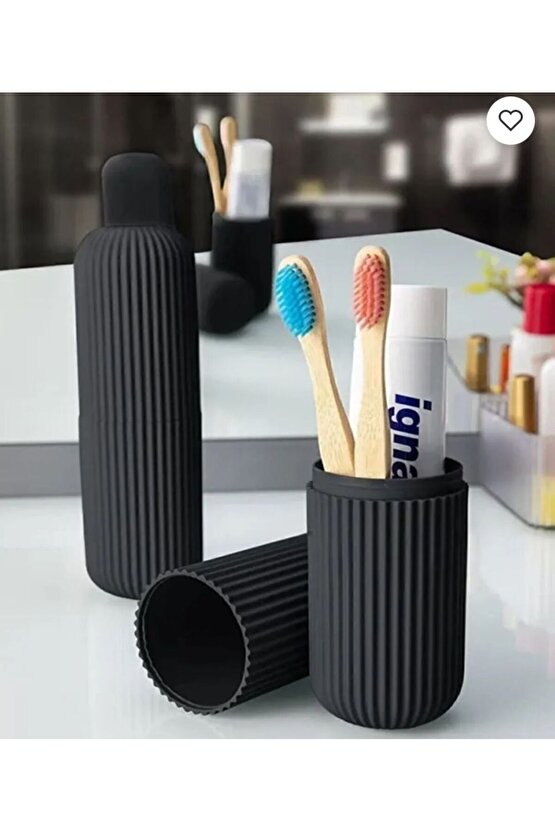 3 adet diş fırçası diş macunu saklama kutusu saklama kabı organizer