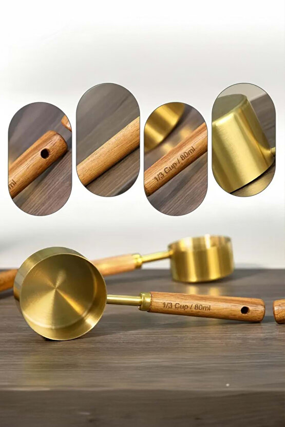 4 LÜ ÖLÇÜ KAŞIK SETİ