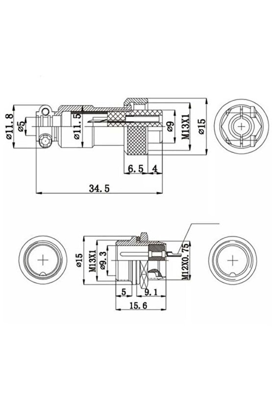 Art Magicvoice Mv-29494 Dişi 4 Pinli Mini Mayk Fiş Lab