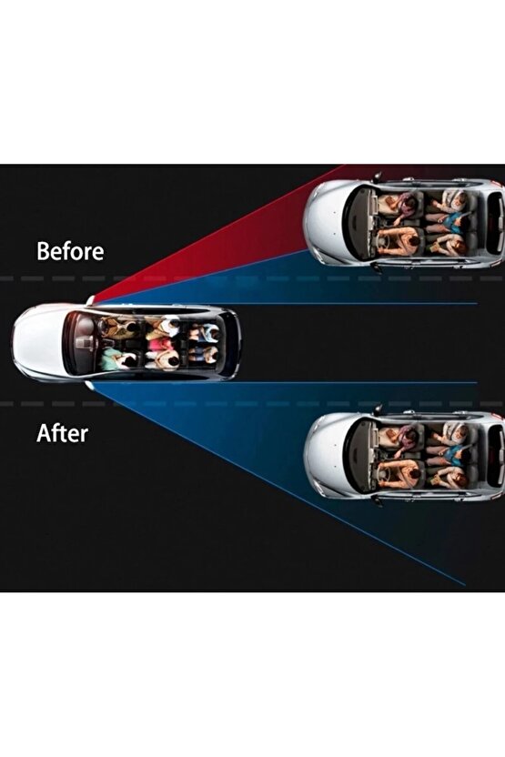 HVT® Ayarlanabilir Kör Nokta Aynası Siyah 2 Adet CM-031