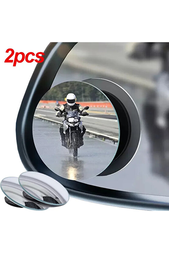 Araba Kör Nokta Aynası 360 Derece Ayarlanabilir Geniş Açı Yardımcı Dikiz Aynası Evrensel...