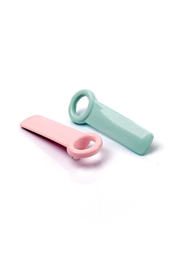 2 Adet Sert Plastik Kavanoz Açma Aparatı & Pratik Renkli Açacağı Gazoz Kapağı Açacağı