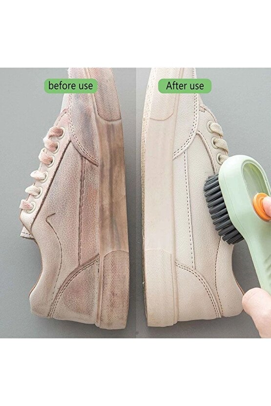 Spor Ayakkabı Fırçası Deterjan Hazneli Ayakkabı Bot Kundura Temizleme Yıkama Fırçası