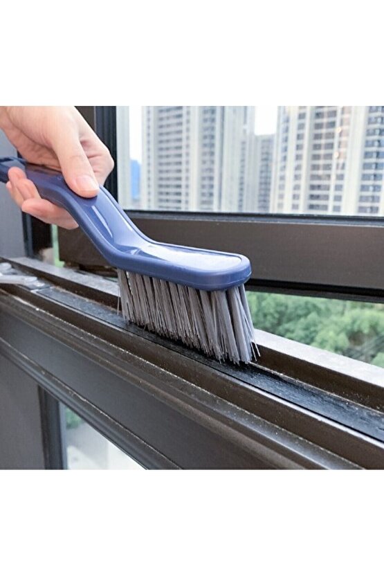 1 Adet Çok Fonksiyonlu Cımbızlı Derz, Banyo, Oluk, Mutfak Temizlik Fırçası