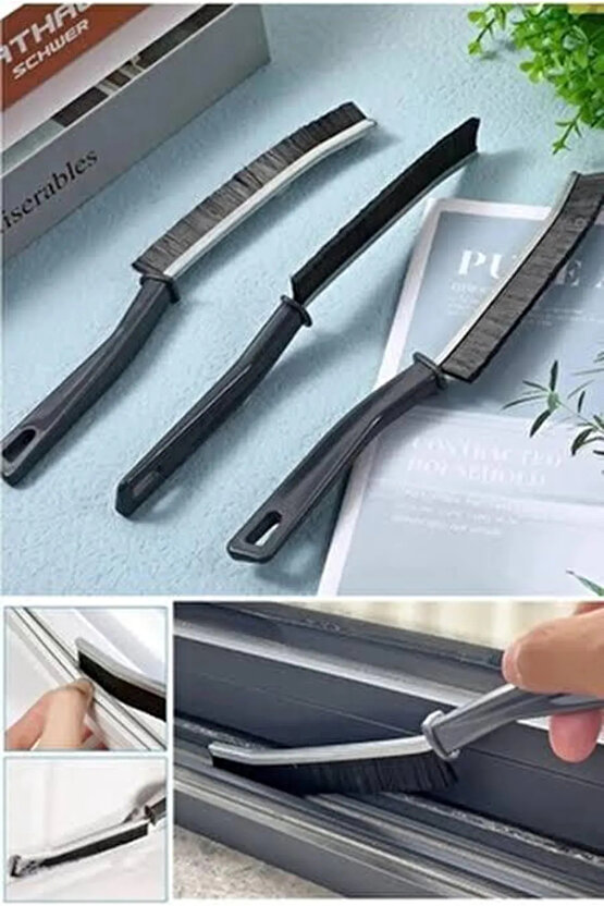 Multi İnce Temizlik Fırçası Derz Arası Banyo Mutfak Lavabo Detay Temizleme Fırçası 1 ADET