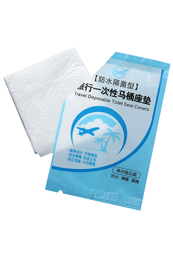 Klozet Kapak Örtüsü Pratik Kullanımlı Hijyenik Tek Kullanımlık Klozet Kapağı Poşeti 30 Adet