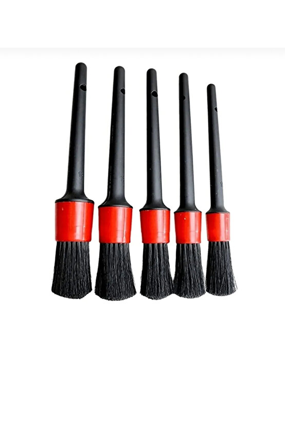 Oto araç detaylı temizlik fırça seti 5’li oto araba yıkama klima temizleme fırça takımı