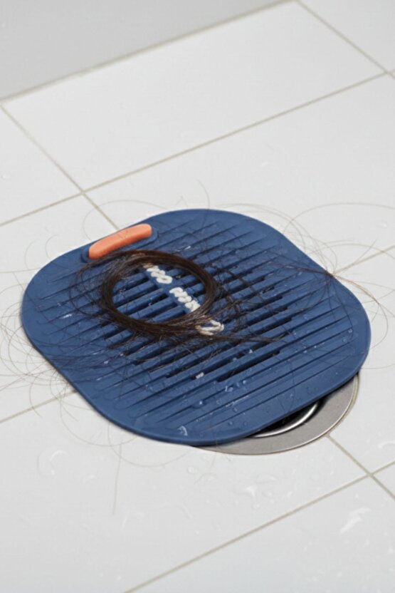 Kare Silikon Lavabo Banyo Gider Süzgeci Koku Önleyici