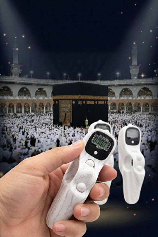 Dijital Zikirmatik Tesbih - 5 Haneli Lcd Ekran