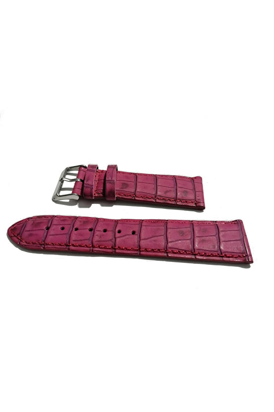 &Her Saate Uyumlu Hakiki Deri Saat Kordonu 22 mm (386 )