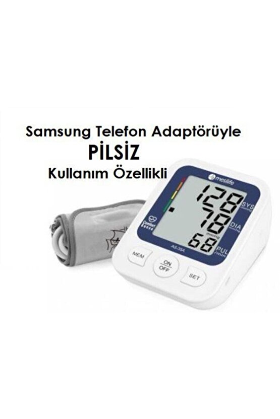 Mesılıfe Hafızalı Koldan Ölçer Dıjıtal Tansiyon Aleti As-35a