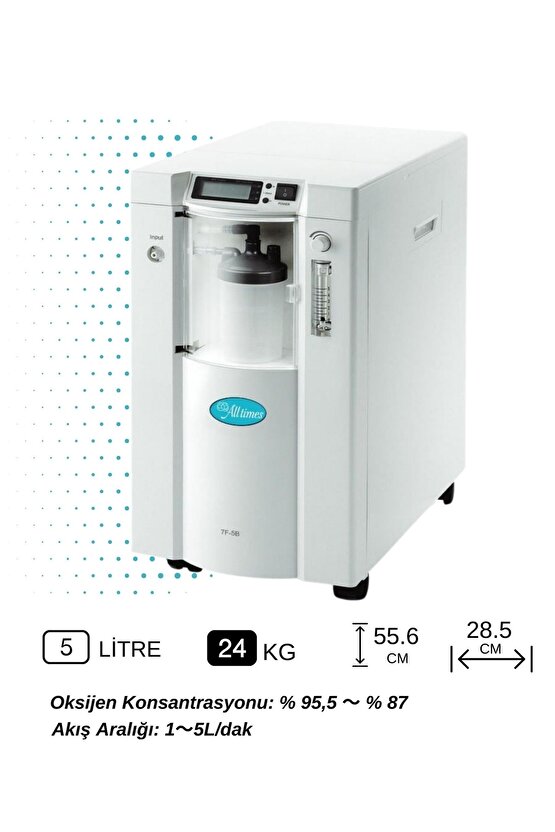 Oksijen Konsantratörü 5 Lt