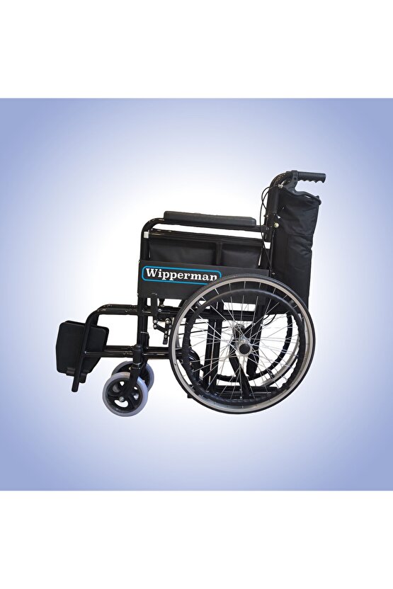 Wipperman marka Refakatçi Frenli Ekonomik Manuel Tekerlekli Sandalye