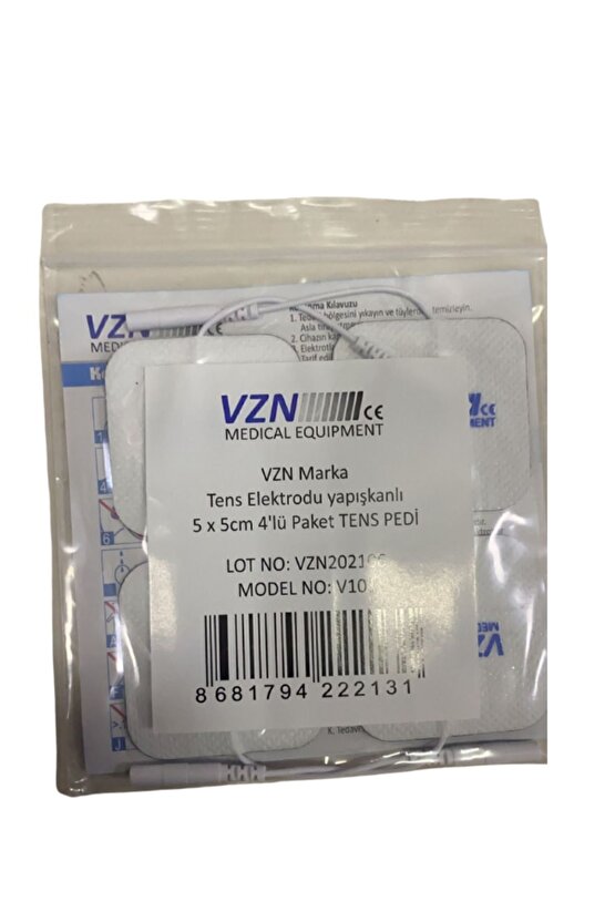 Tens Pedi Kablolu-Geçmeli Tensli Masaj Cihazı Pedi