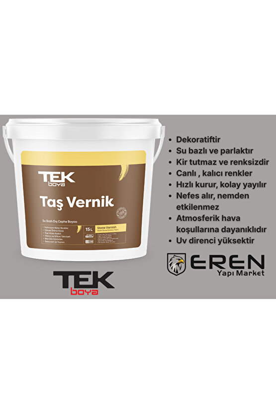 Su Bazlı Taş Vernik 2,5 Litre Seramik veya Taş Yüzeylerde Gönül Rahatlığı ile Kullanım