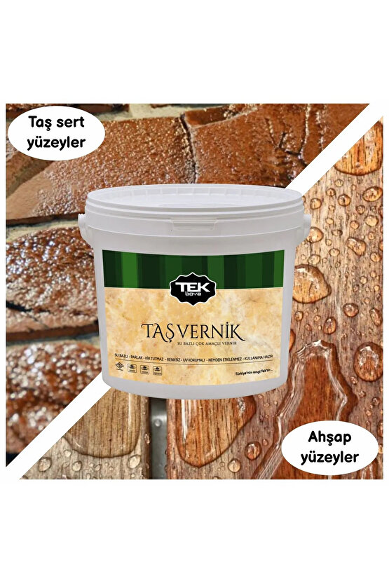 TEK TAŞ VERNİK SU BAZLI 2.5 LT