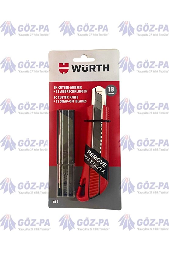 WÜRTH MAKET BIÇAĞI SETİ