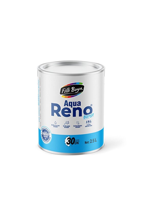 Filli Aqua Reno Banyo Beyaz (0,75L - 2,5L) Beyaz