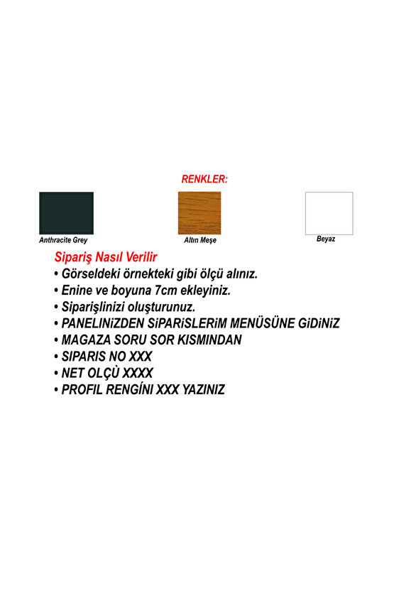 Pilise Sineklik-(PİLELİ) Sineklik En (0-90)x Boy(0-210)