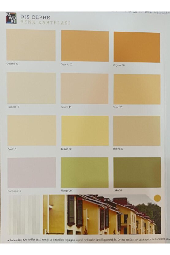 Fawori Silikonlu Dış Cephe Boyası 2.5 Lt