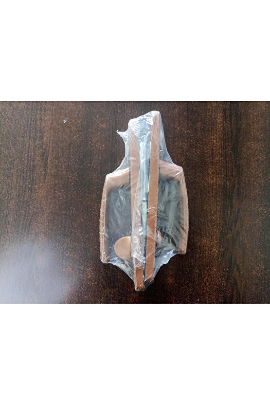 BANYO - WC METAL KAPI KOLU KAHVERENGİ RENK