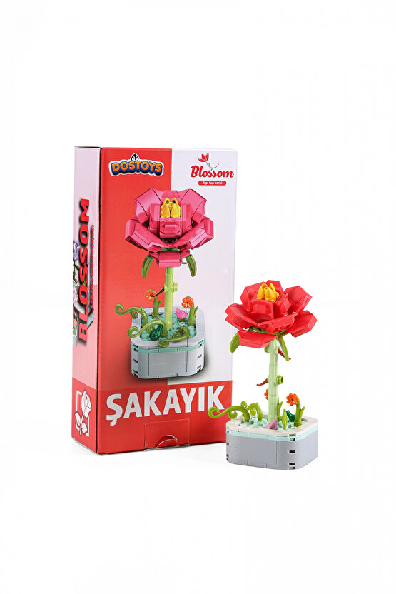 Mikro Blok Şakayık Çiçek Lego - Lego Setleri Mini Lego - Çiçek Lego - Blossom Çiçek Lego