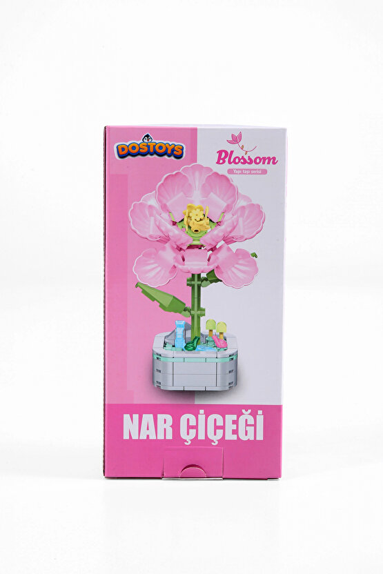 Mikro Blok Nar Çiçeği Çiçek Lego - Lego Setleri Mini Lego - Çiçek Lego - Blossom Çiçek Lego