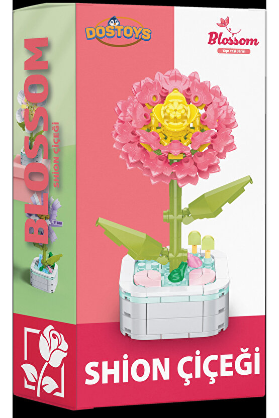 Mikro Blok Shion Çiçeği Çiçek Lego - Lego Setleri Mini Lego - Çiçek Lego - Blossom Çiçek Lego