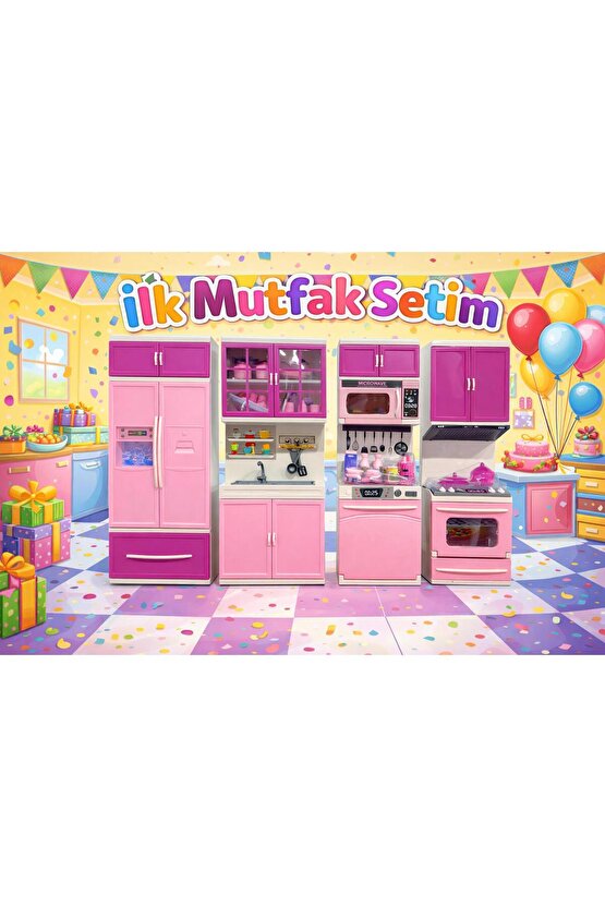 Oyuncak Fırın, Buzdolabı Çamaşır Makinası, Buzdolabı , Kız Çocuk Oyuncağı