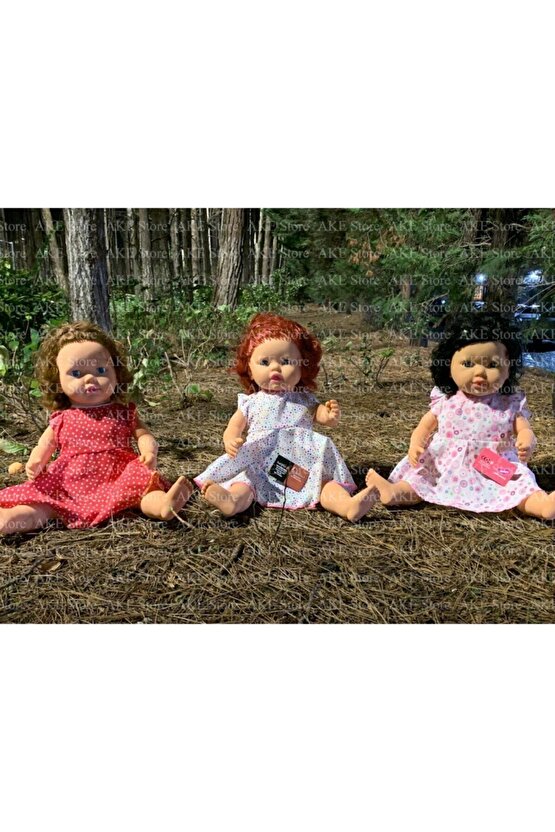 Türkçe Konuşan Kumral Kız Et Bebek 60 Cm