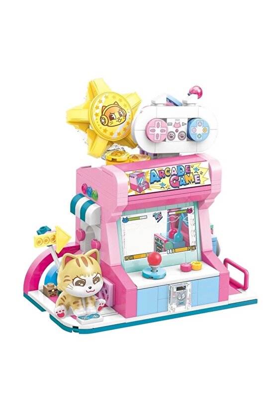 Mikro Blok Kedi Oyun Evi Dükkanı 384 Parça - Lego Setleri - Keeppley Mini Lego - Keeppley Lego - Mik