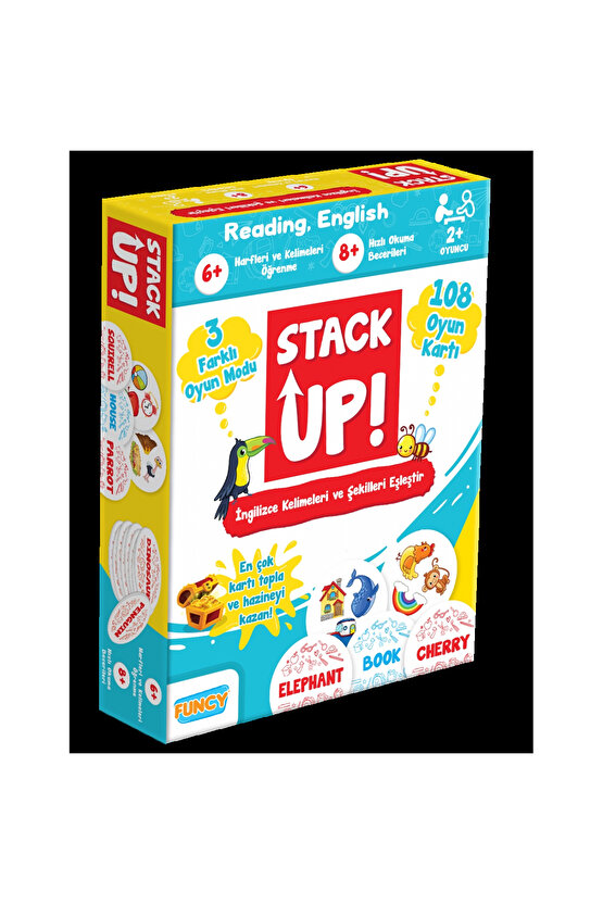 Stack Up İngilizce Öğreniyorum! - İngilizce Aktivite Oyunu - İngilizce Kelime Oyunu - Akıl Oyunu Zek