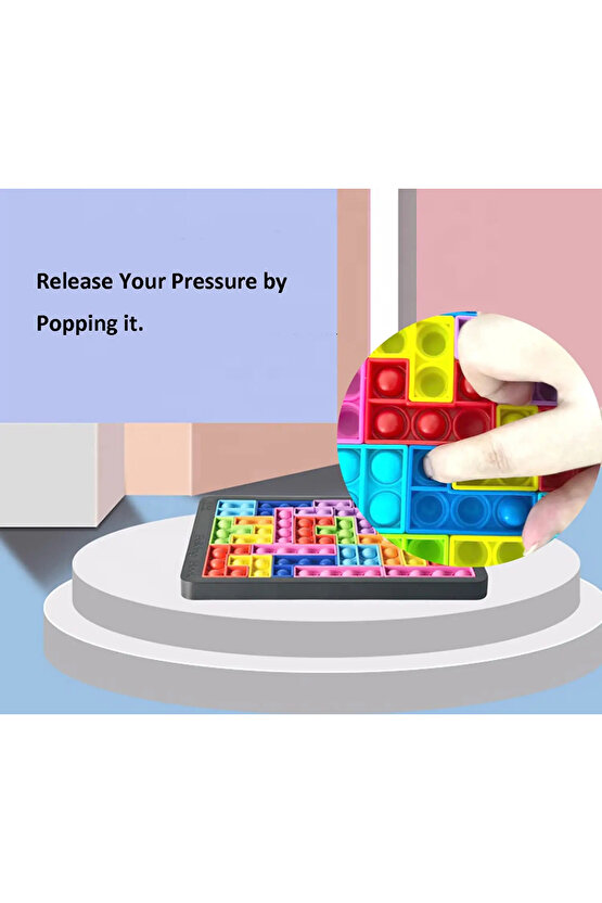 Tetris Popit - Puzzle Popit - Slicon Puzzle Building BlocksPopit - Popit Oyuncak - Stres Oyuncak - S
