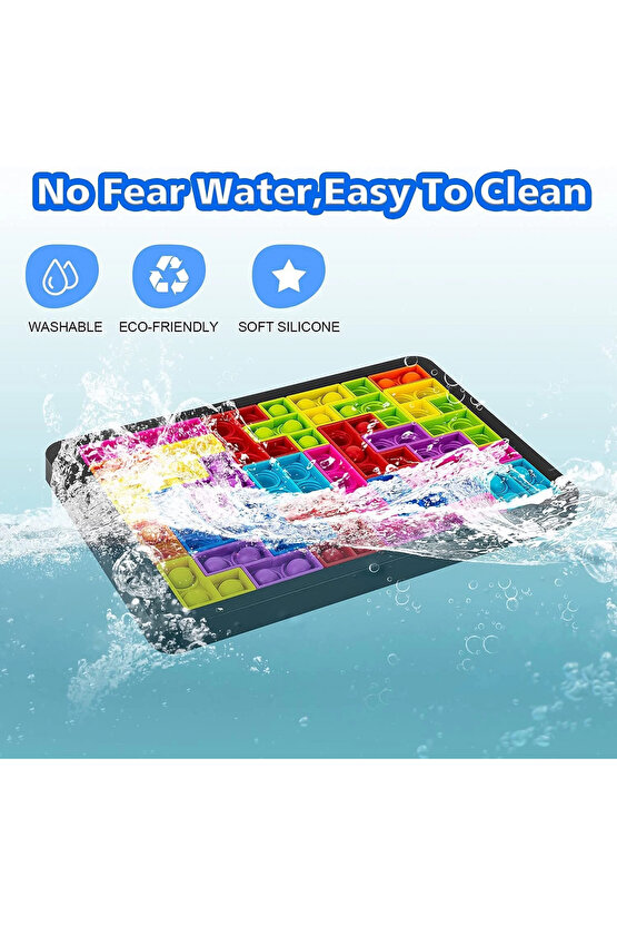 Tetris Popit - Puzzle Popit - Slicon Puzzle Building BlocksPopit - Popit Oyuncak - Stres Oyuncak - S